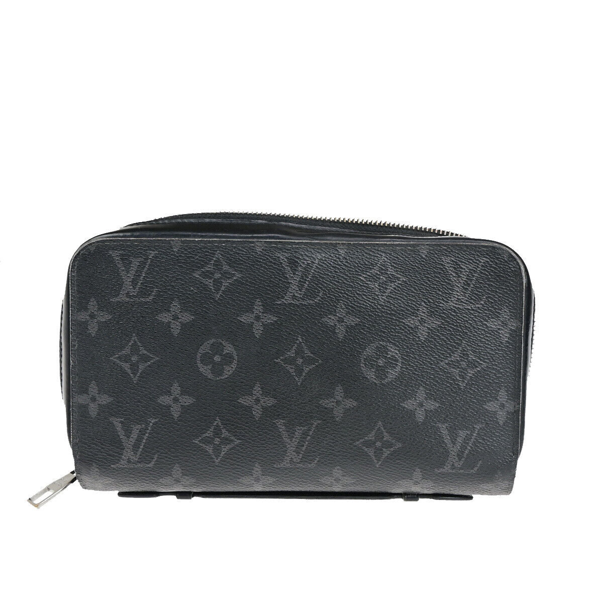 LOUIS VUITTON Zippy XL Long Travel Wallet Monogram Eclipse BK M61698 62YG561