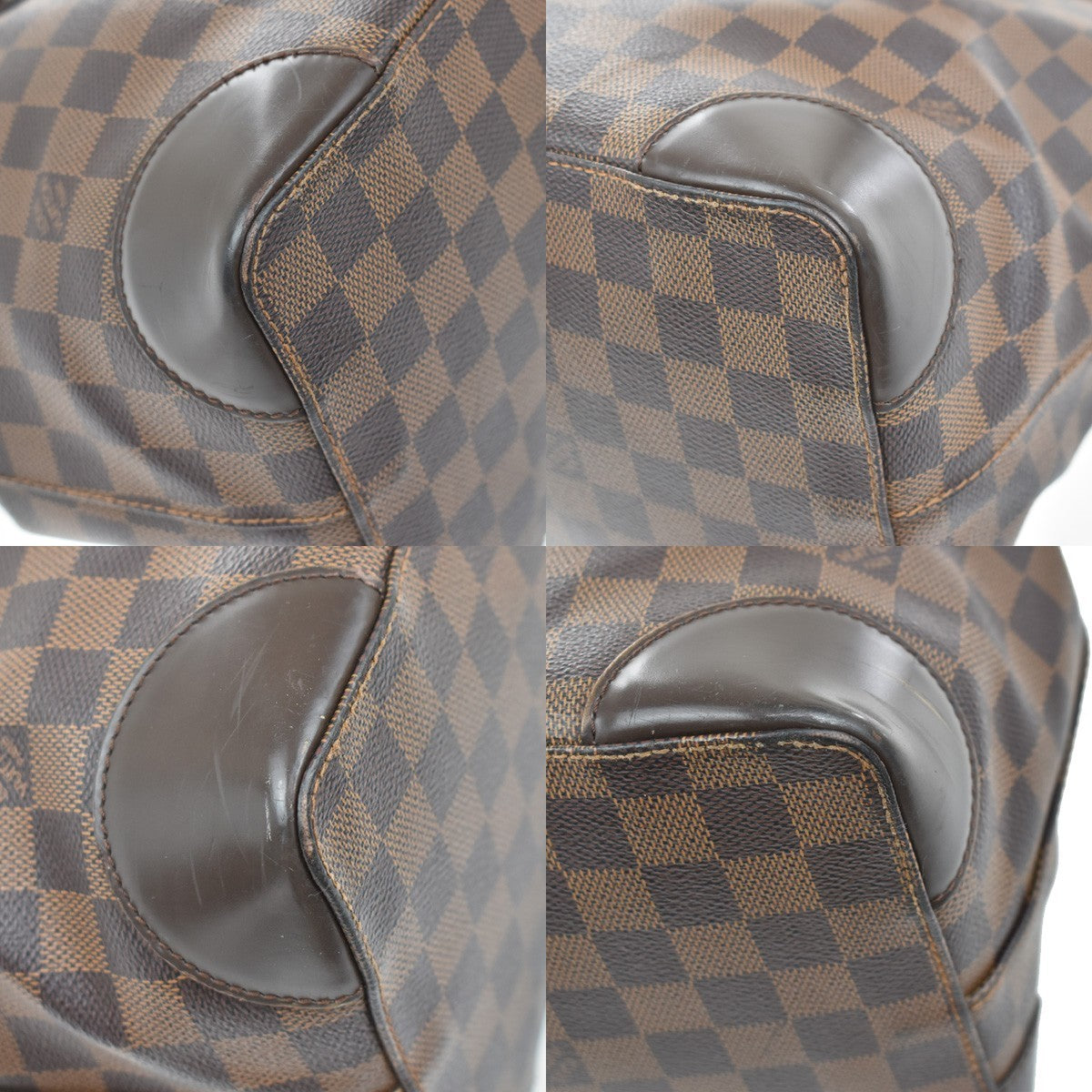 LOUIS VUITLOUIS VUITTON Hampstead MM Shoulder Bag Damier Leather N51204 70KB254