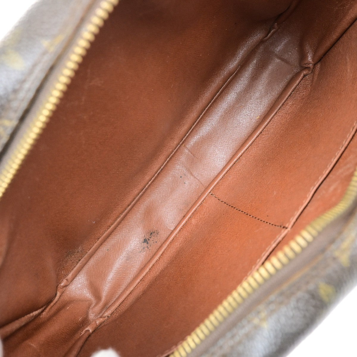 LOUIS VUITTON Compiegne 28 Clutch Hand Bag Monogram Leather Brown M51845 02YH074