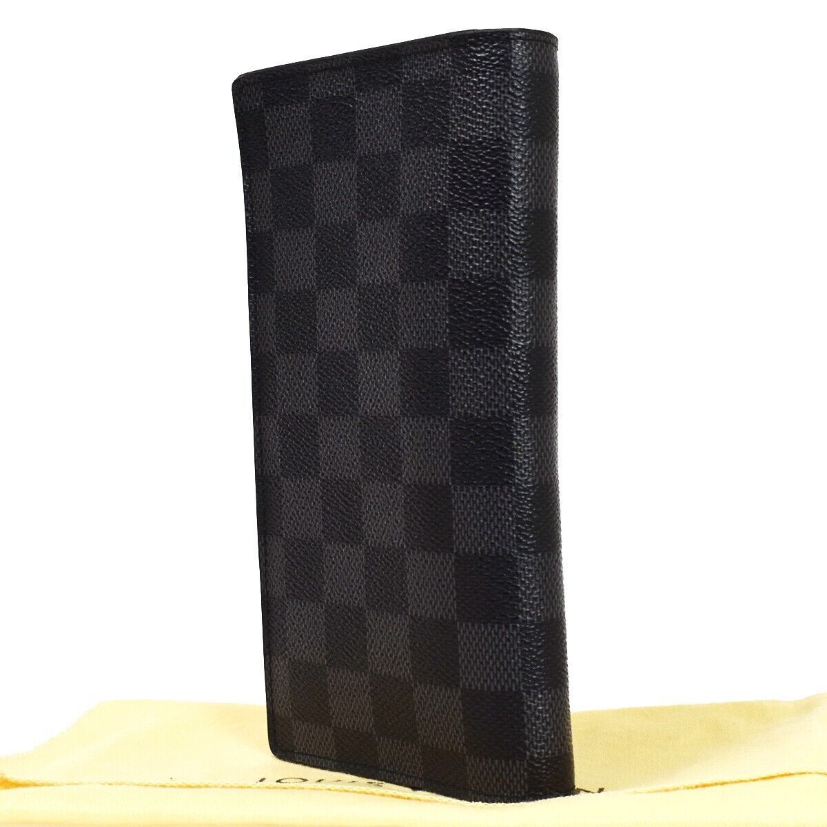LOUIS VUITTON Portefeuille Brazza Wallet Bifold Damier Graphite N62665 35YC257