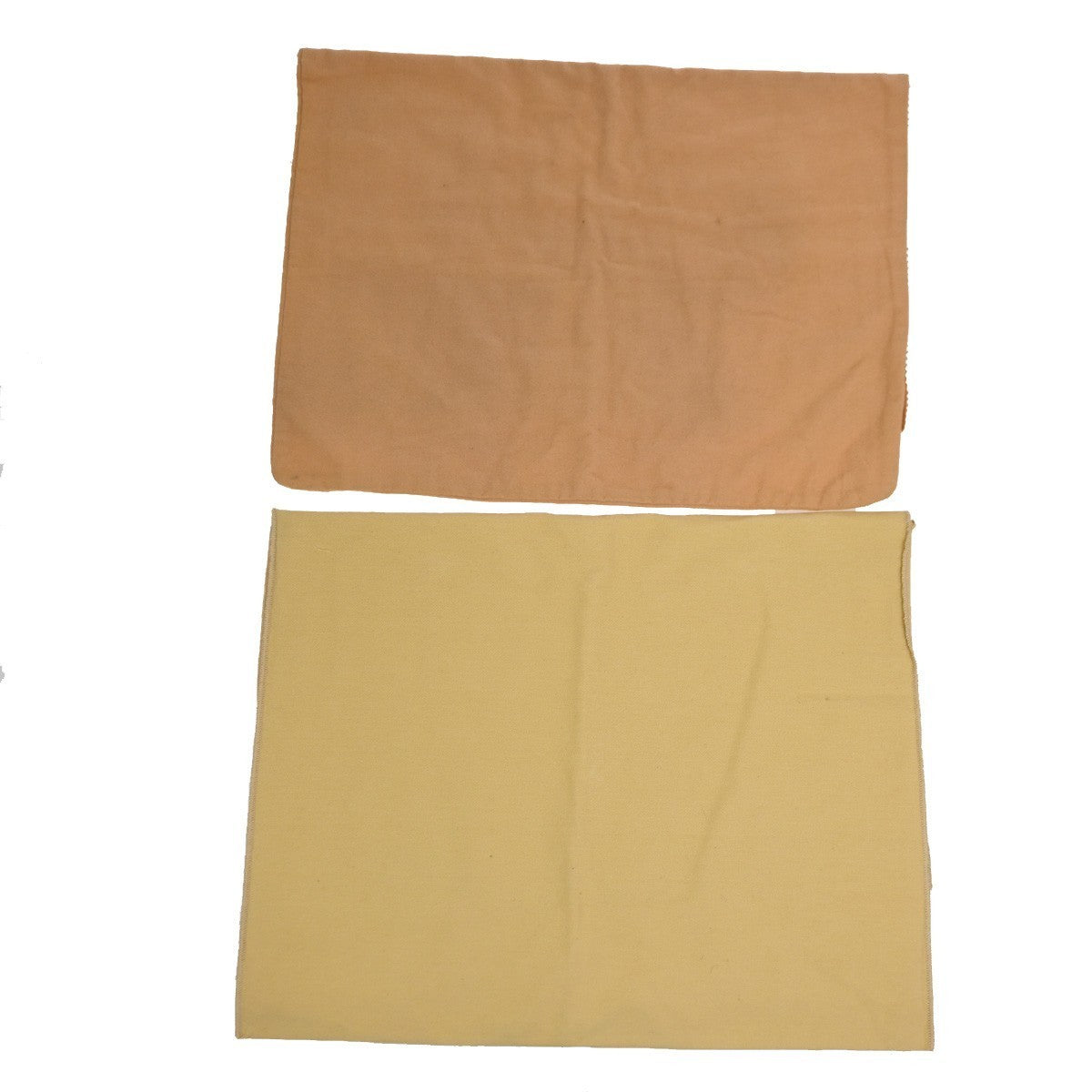 LOUIS VUITTON Logo 10 Set Dust Bags Drawstring Canvas Cotton Beige Brown 09KB827
