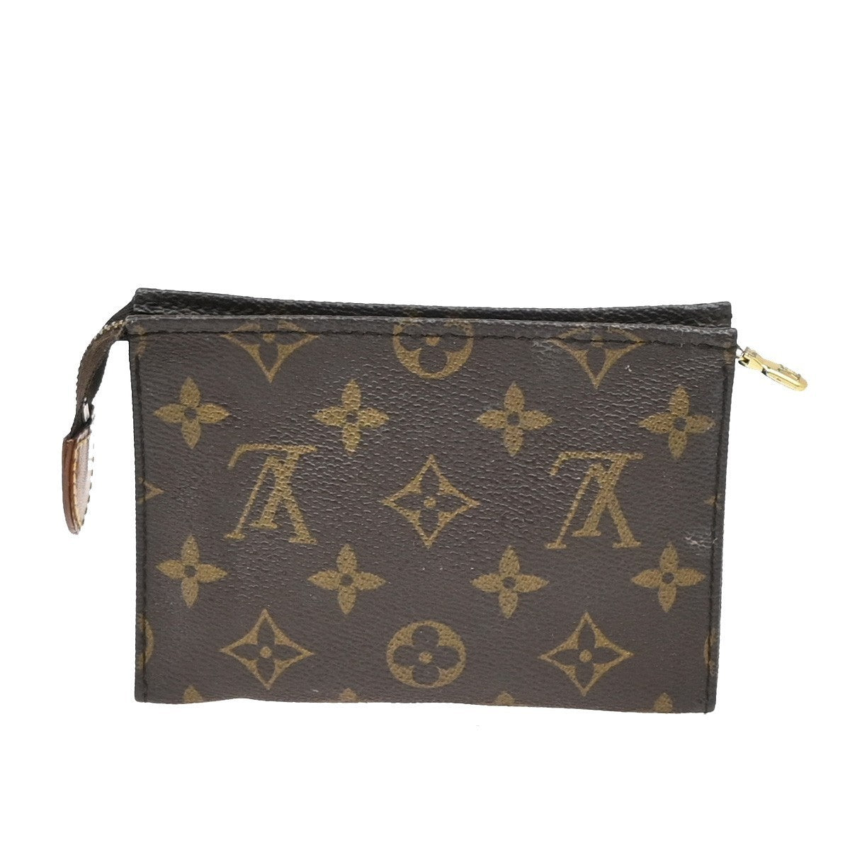 LOUIS VUITTON Poche Toilette 15 Clutch Pouch Bag Monogram Leather M47546 04KP143