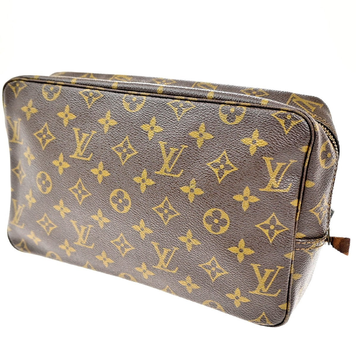 LOUIS VUITTON Trousse Toilette 28 Clutch Hand Bag Monogram Brown M47522 62KP458
