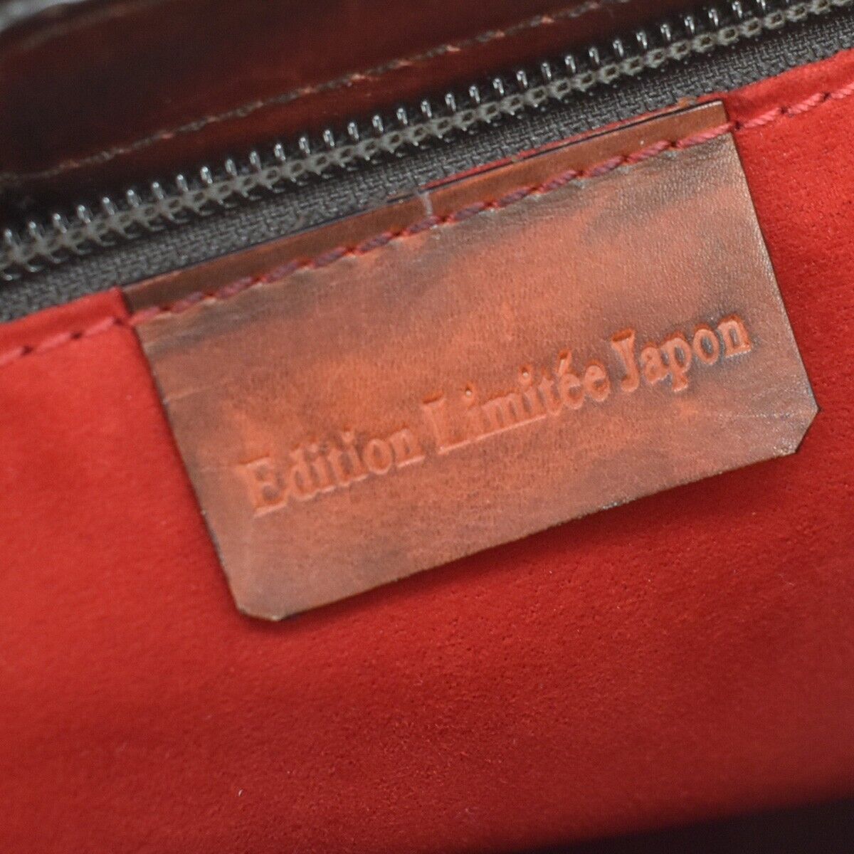 BERLUTI Limited Edition Calligraphy Toujours Shoulder Bag Leather Brown 683LC129