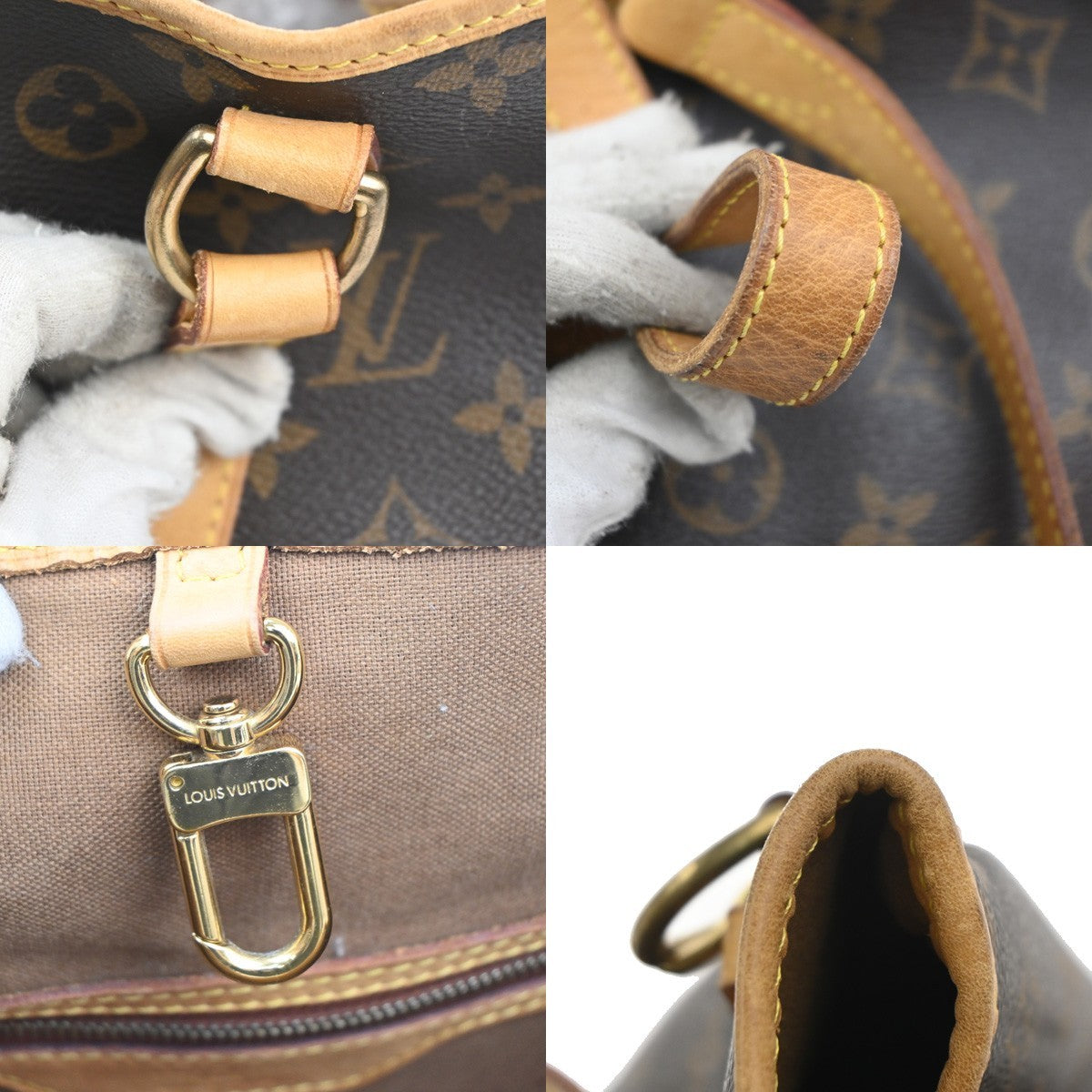 LOUIS VUITTON Batignolles Horizontal Shoulder Bag Monogram Brown M51154 94MA306