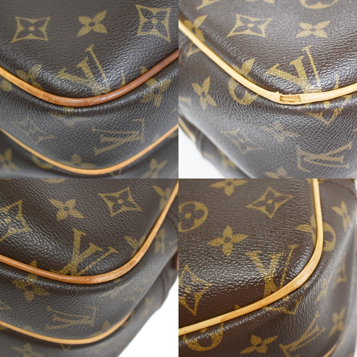 LOUIS VUITTON Reporter Crossbody Shoulder Bag Monogram Leather BN M45254 32KC942