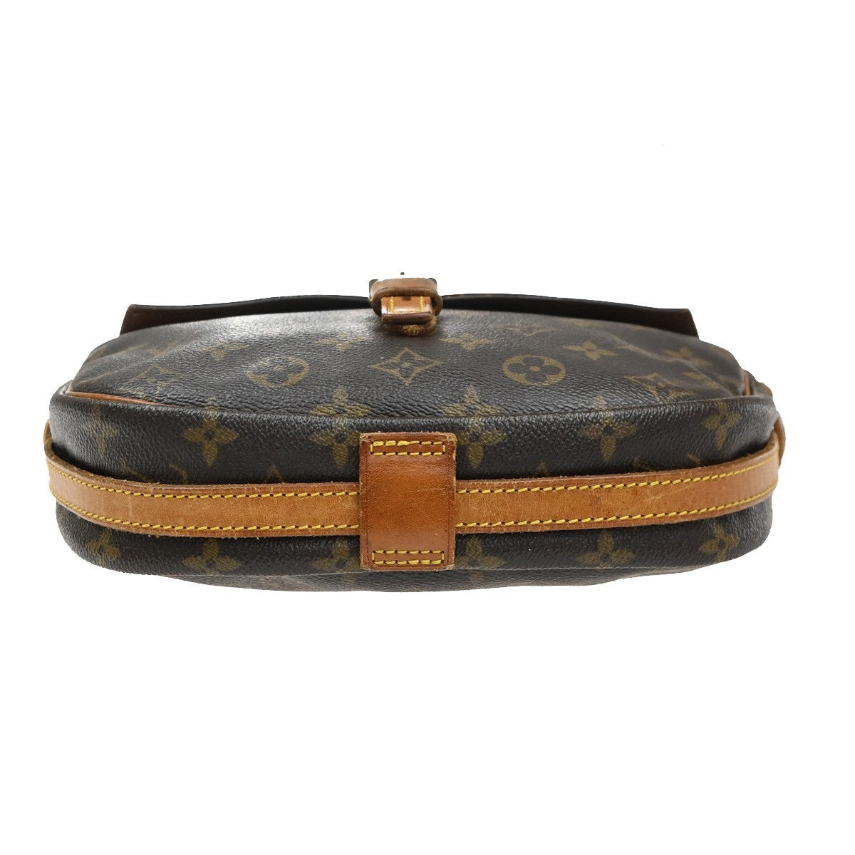 LOUIS VUITTON Jeune Fille MM Shoulder Bag Monogram Leather Brown M51226 67MA539