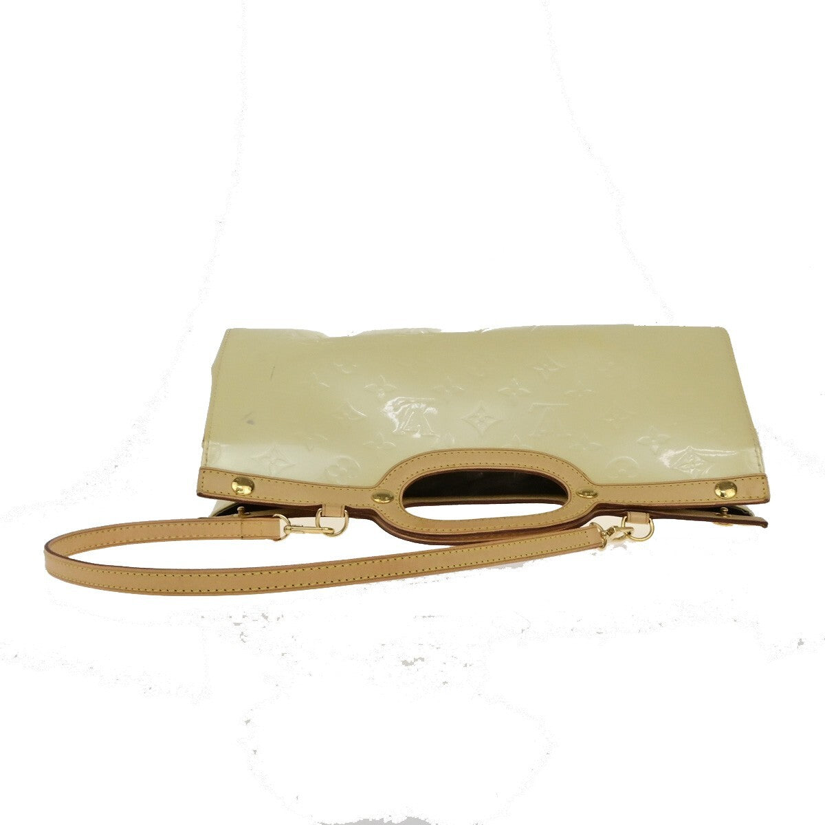 LOUIS VUITTON Roxbury Drive 2Way Hand Bag Monogram Vernis Perle M91374 81FB536
