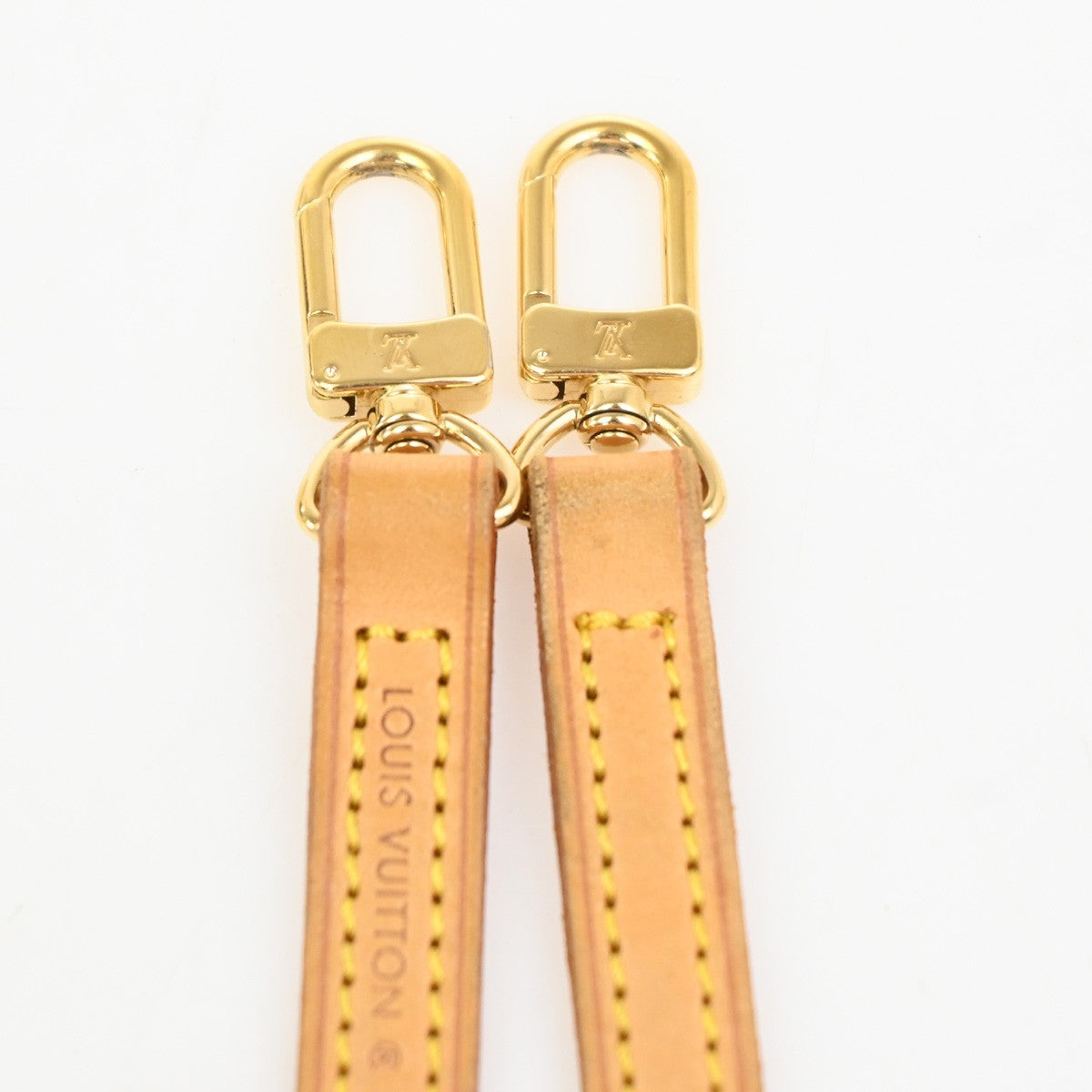 LOUIS VUITTON Logo Shoulder Bag Strap Adjustable Leather BN GHW J00142 61CA896