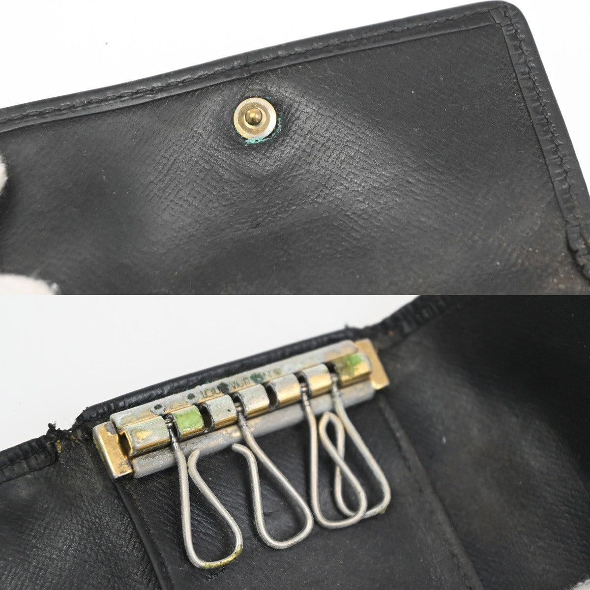 LOUIS VUITTON 3Set Bifold Wallet Key Case Monogram Epi Taiga Leather 01CA835