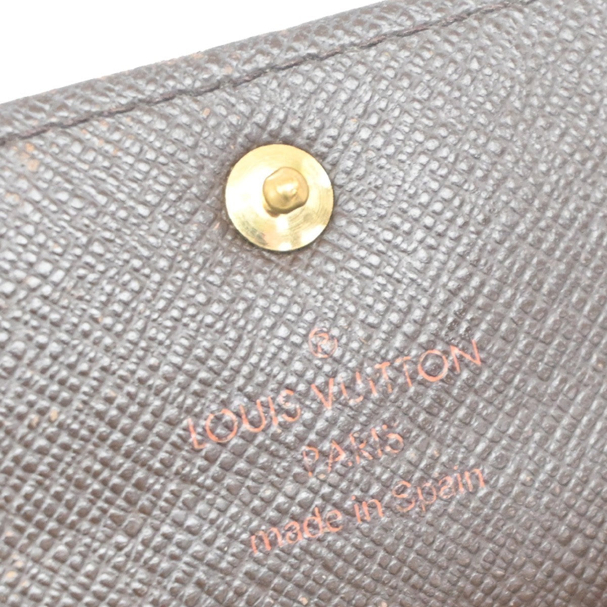 LOUIS VUITTON Porte Monnaie Credit Wallet Damier Ebene Leather BN N61724 09KD104