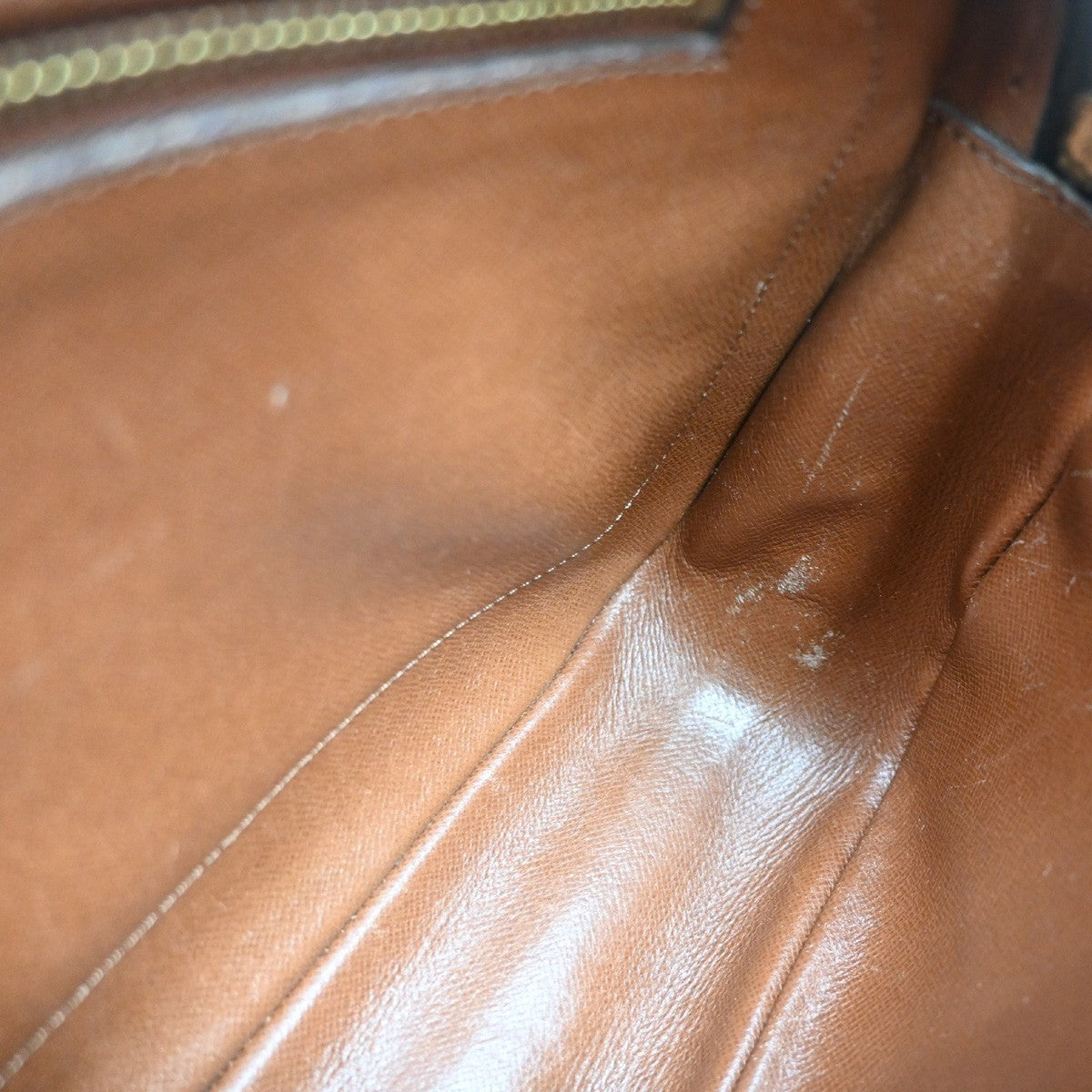 LOUIS VUITTON Senlis Shoulder Bag Monogram Leather Brown France M51222 67EF932