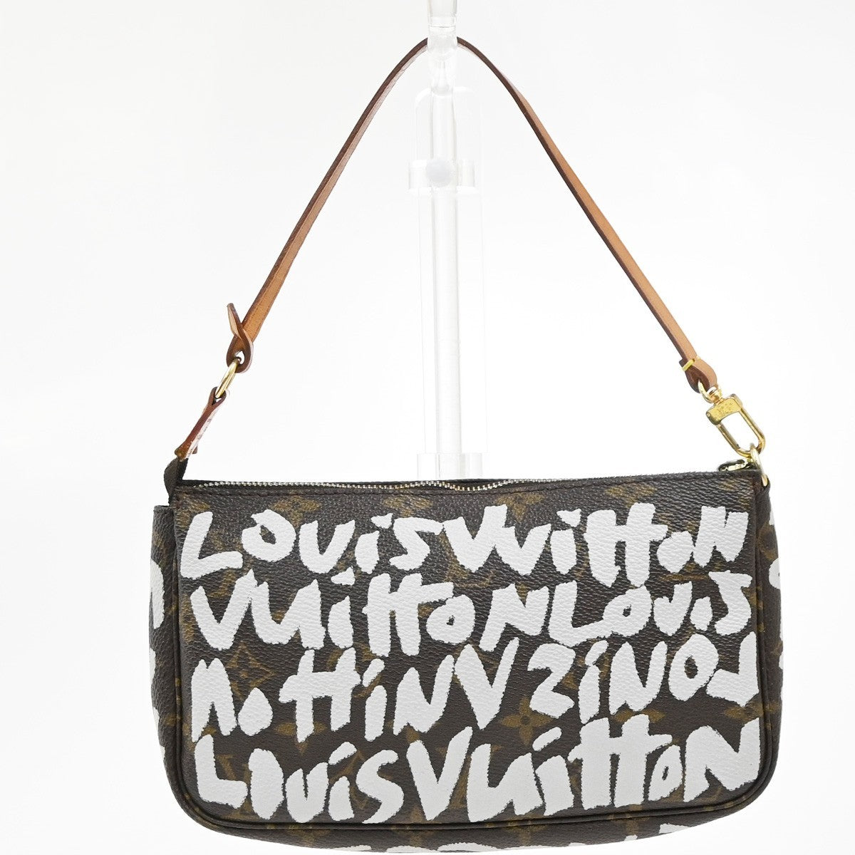 LOUIS VUITTON Pochette Accessoires Hand Bag Monogram Graffiti BN M92192 664RQ038