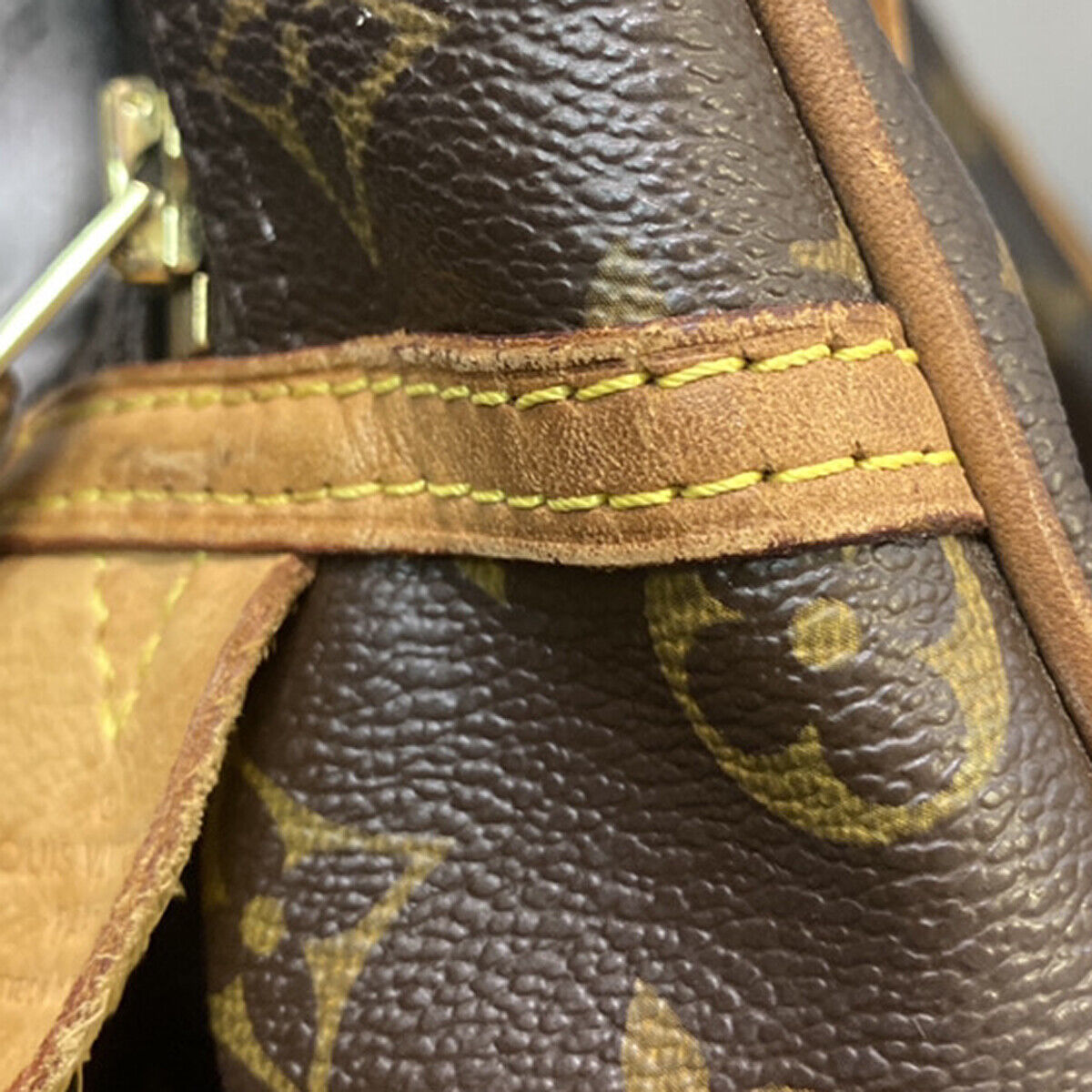 LOUIS VUITTON Montorgueil PM Shoulder Bag Monogram Leather Brown M95565 16YG789