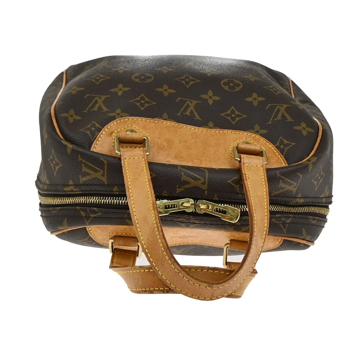 LOUIS VUITTON Excursion Shoes Hand Bag Monogram Leather Brown M41450 31EE236