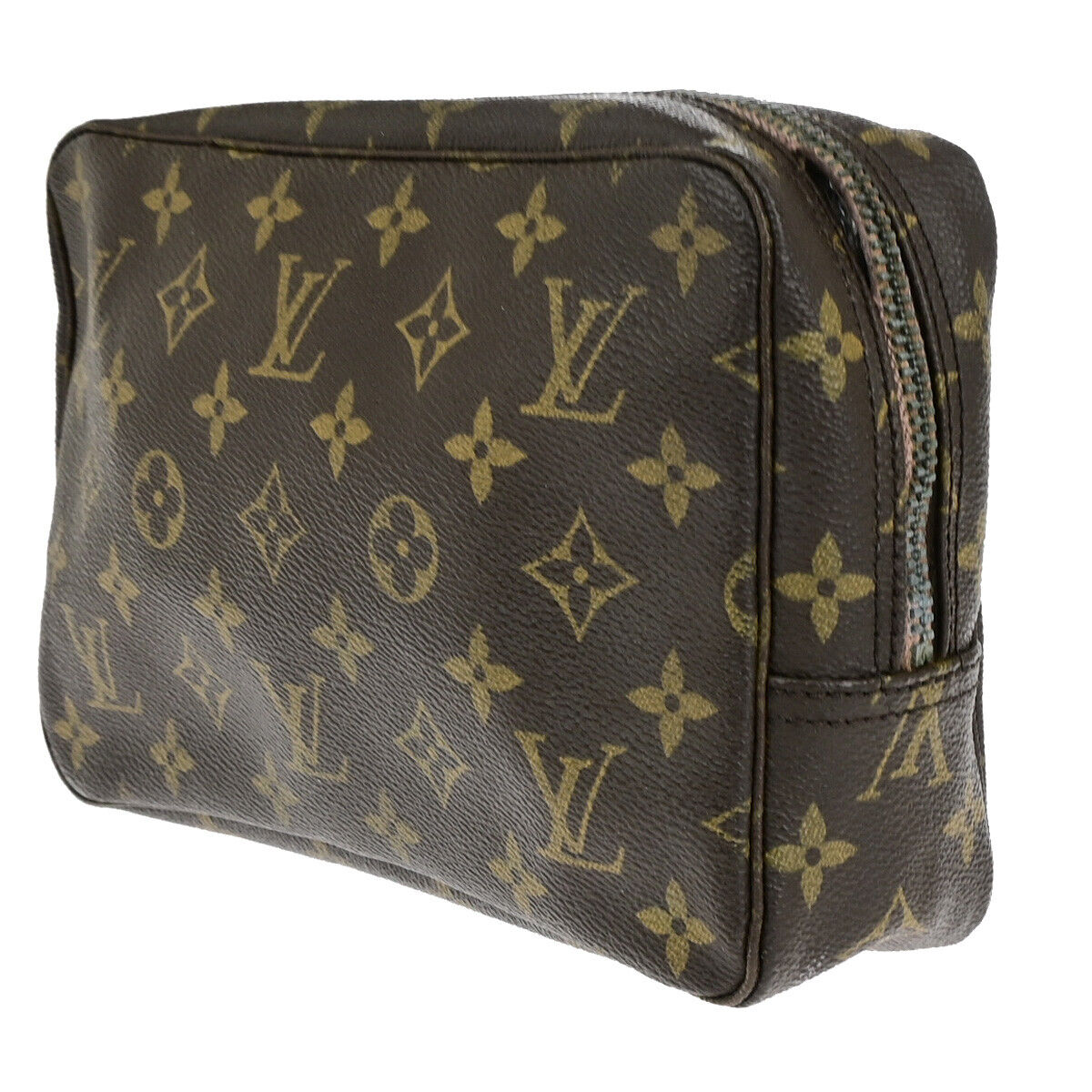 LOUIS VUITTON Trousse Toilette 23 Clutch Hand Bag Monogram Brown M47524 69SJ558