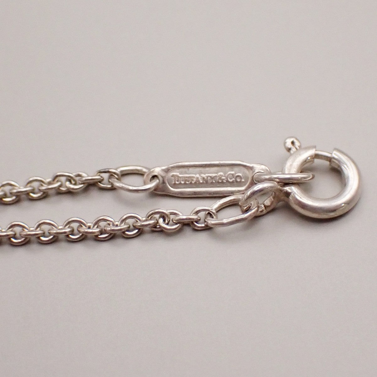 Tiffany & Co. Signature Cross Chain Necklace Pendant Silver 925/Gold 750 83RF610
