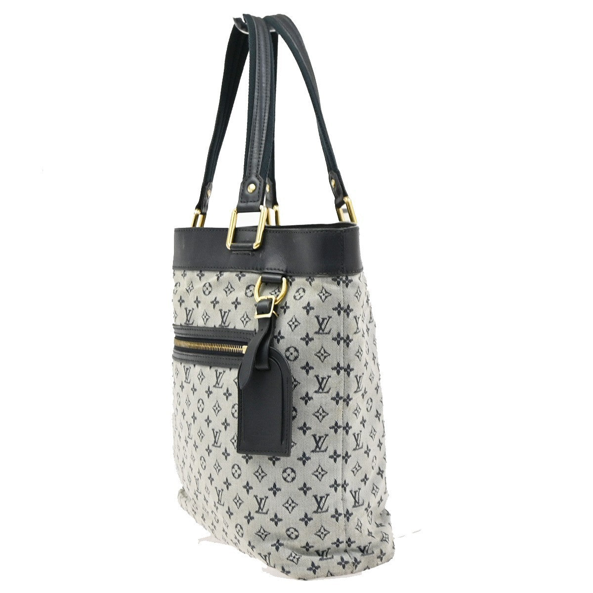 LOUIS VUITTON LV Logo Lucille GM Hand Bag Monogram Mini Lin M92675 32CB001