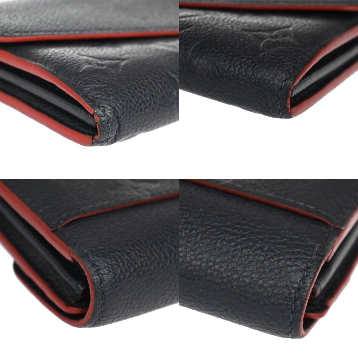 LOUIS VUITTON Portefeuille Sarah Wallet Monogram Empreinte Blue M62125 88YD970