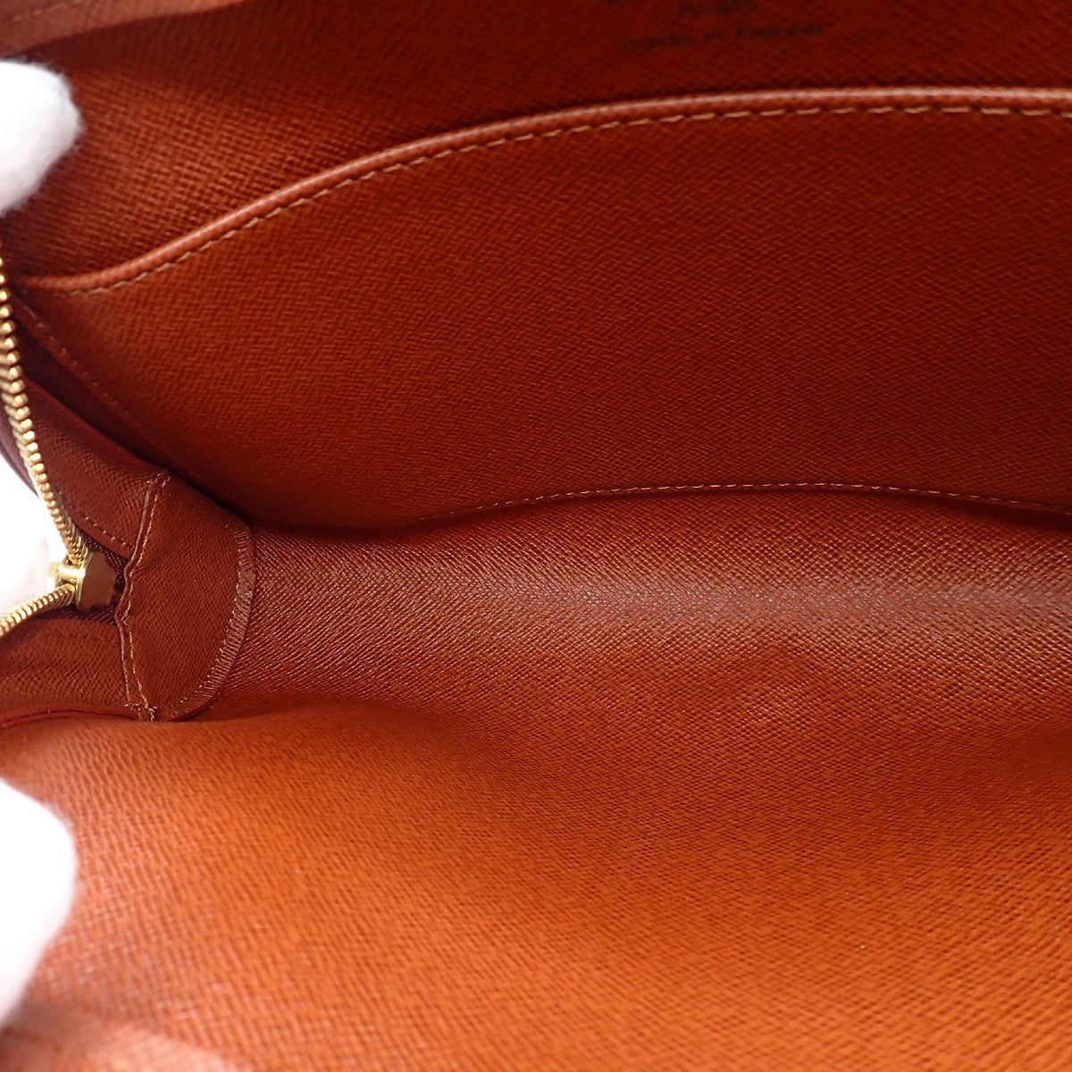 LOUIS VUITTON Orsay Clutch Hand Bag Monogram Leather Brown France M51790 69AA196
