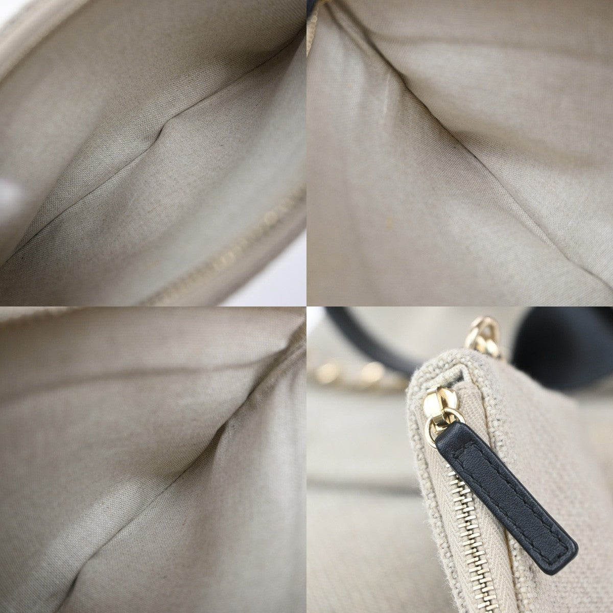 CHANEL Deauville 2Way Shoulder Hand Tote Bag Canvas Leather White Black 898RF787