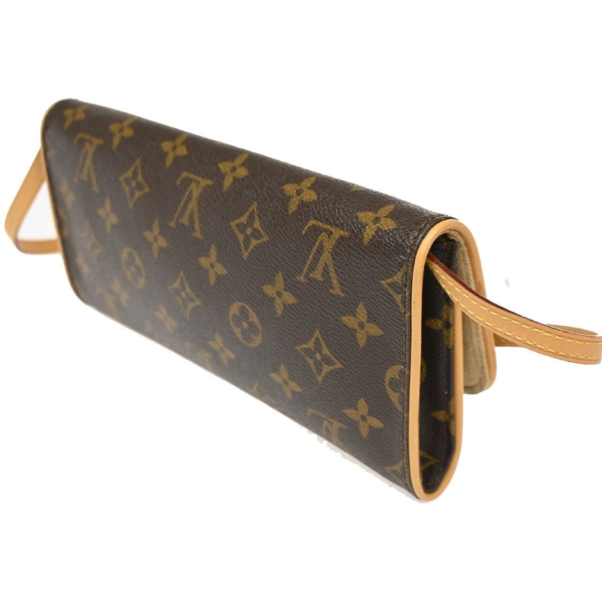 LOUIS VUITTON Pochette Twin GM 2Way Shoulder Bag Monogram Brown M51852 75CA611