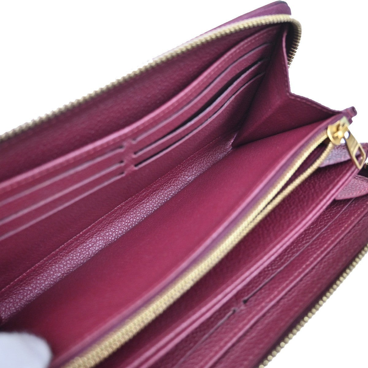 LOUIS VUITTON Zippy Wallet Long Wallet Monogram Empreinte Raisin M64803 73KB340