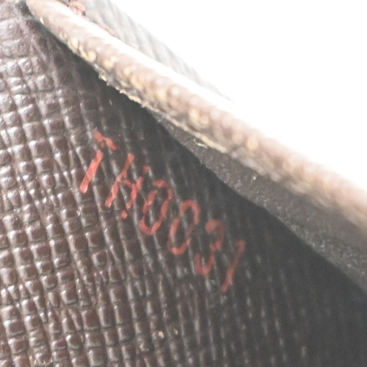 LOUIS VUITTON International Trifold Wallet Damier Leather Brown N61215 02KP147