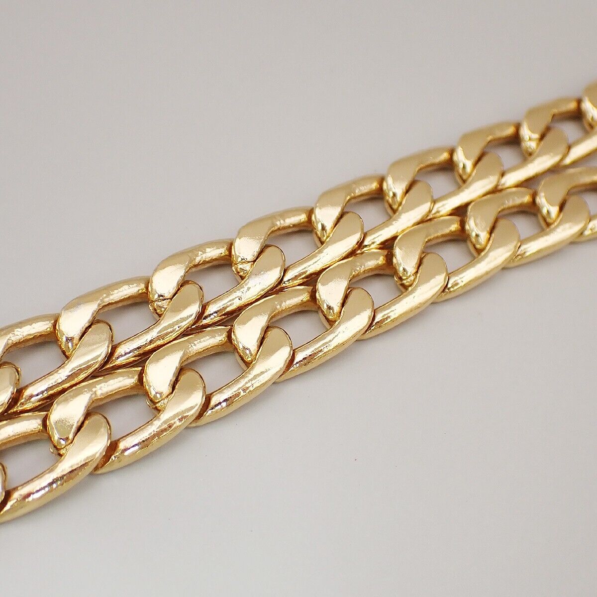 CHANEL CC Logo Cambon Medallion Charm Chain Belt Gold GHW Accessory 95RK025