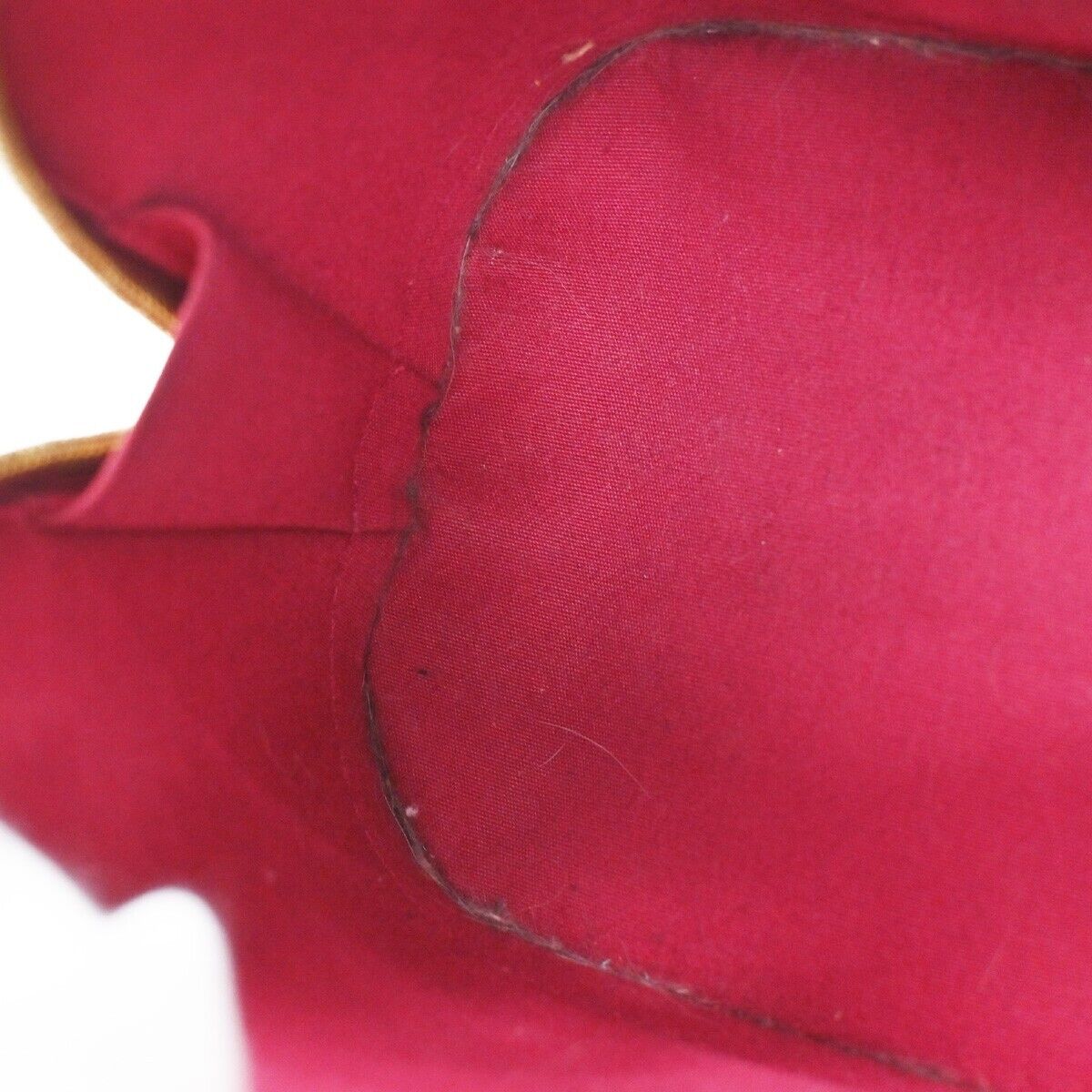 LOUIS VUITTON Alma BB Hand Bag Monogram Vernis Rouge Grenadine M91698 24YE215