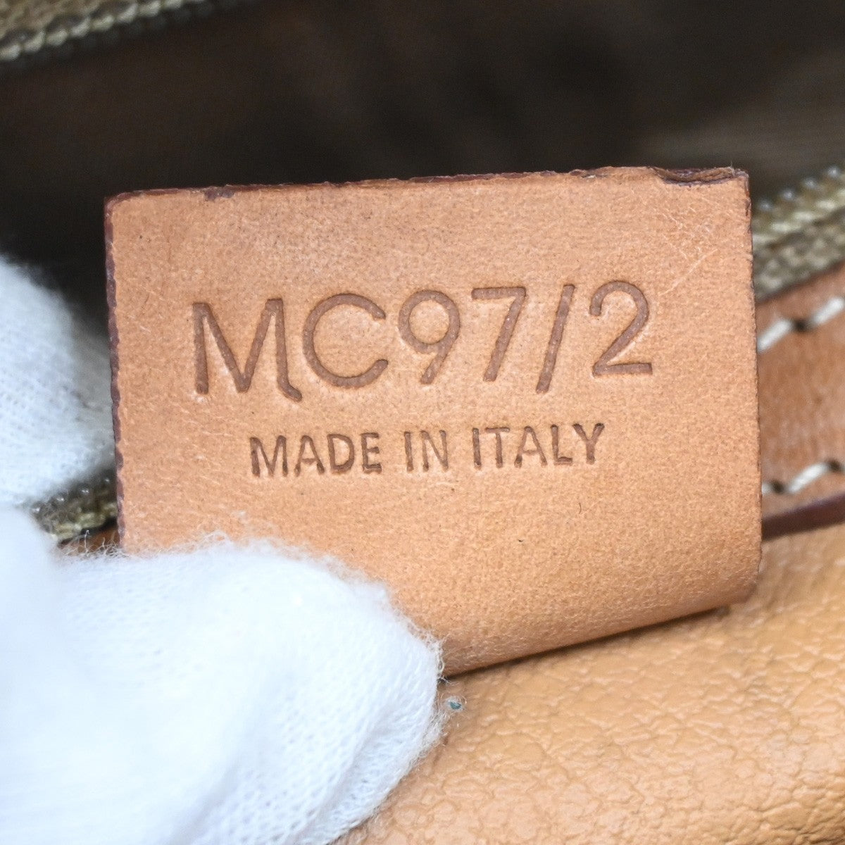CELINE Logo Macadam Pattern Hand Bag PVC Leather Brown GHW Made in Italy 86KB345