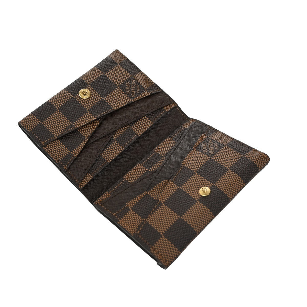 LOUIS VUITTON Portefeuille Origami Compact Wallet Damier Brown N63099 34RF681