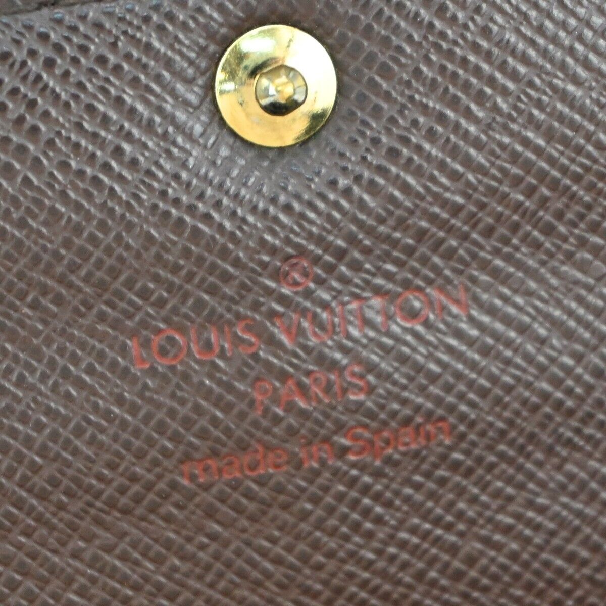 LOUIS VUITTON Portefeuille Sarah Long Bifold Wallet Damier Brown N61734 60EA239
