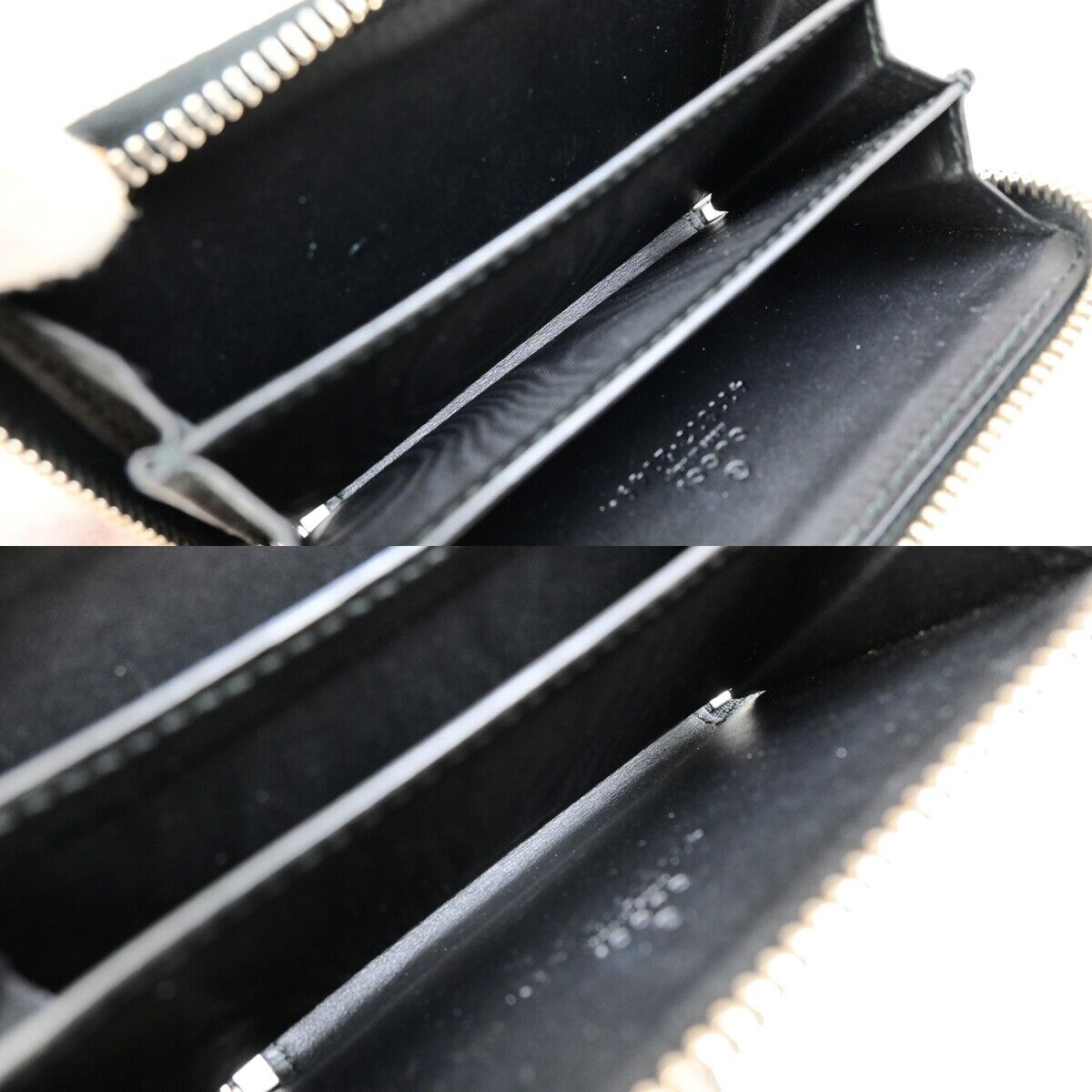GUCCI GG Pattern Kaleido Zip Around Wallet Supreme Leather Brown BK 36RK792