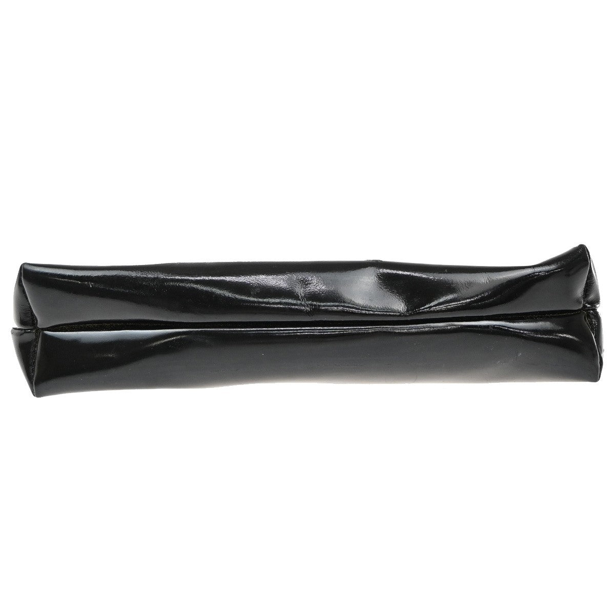 SALVATORE FERRAGAMO Vara 2Way Shoulder Clutch Bag Patent Leather Black 07KA909