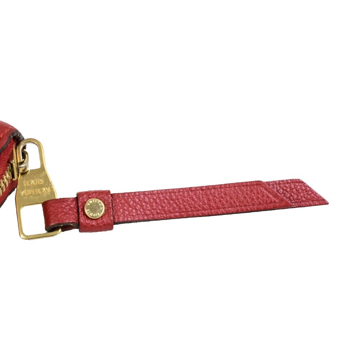 LOUIS VUITTON Zippy Wallet Long Wallet Monogram Empreinte Red M60737 82KA438