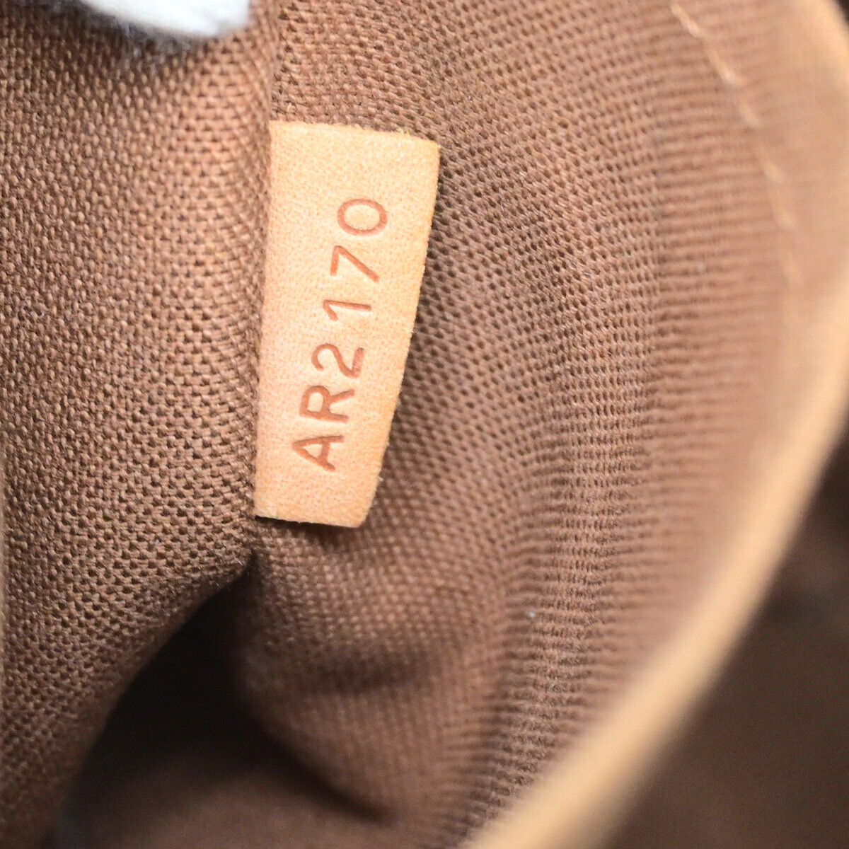 LOUIS VUITTON Tivoli PM Hand Bag Monogram Leather Brown France M40143 31SJ464