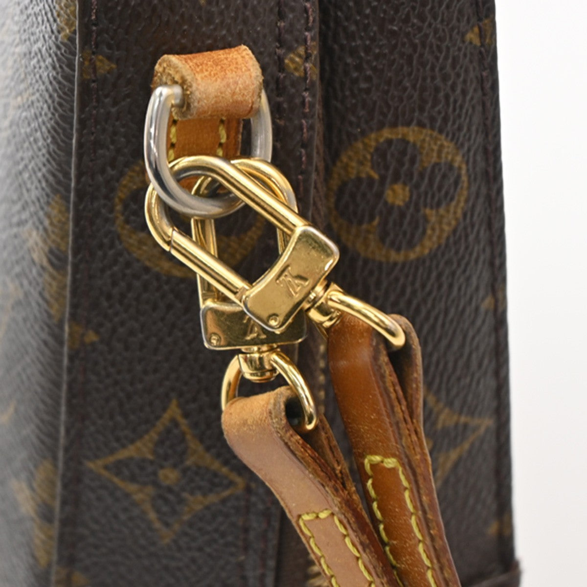 LOUIS VUITTON Spontini 2Way Shoulder Hand Bag Monogram Leather M47500 35CA536