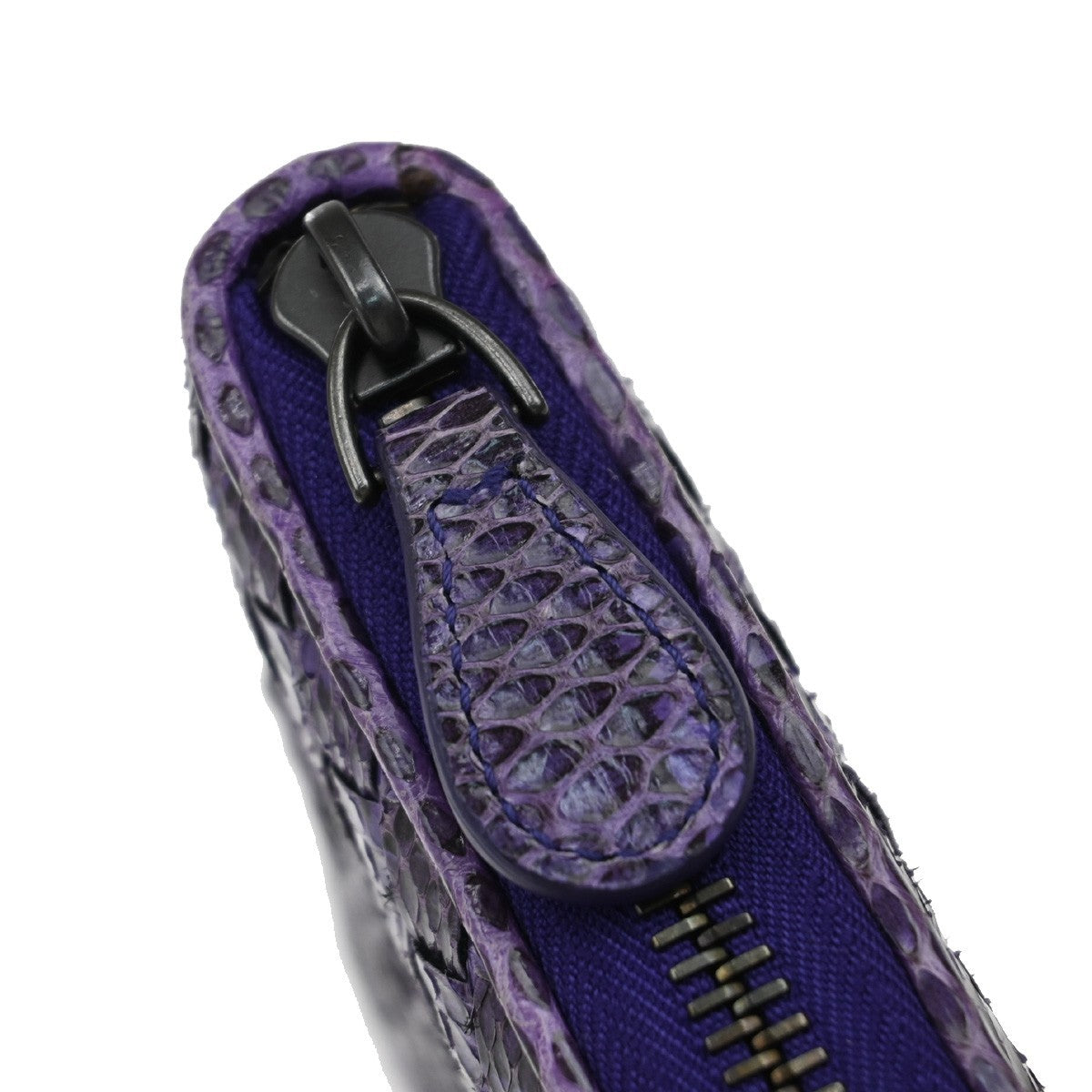 BOTTEGA VENETA Intrecciato Zip Around Long Wallet Embossing Leather PE 33EF667