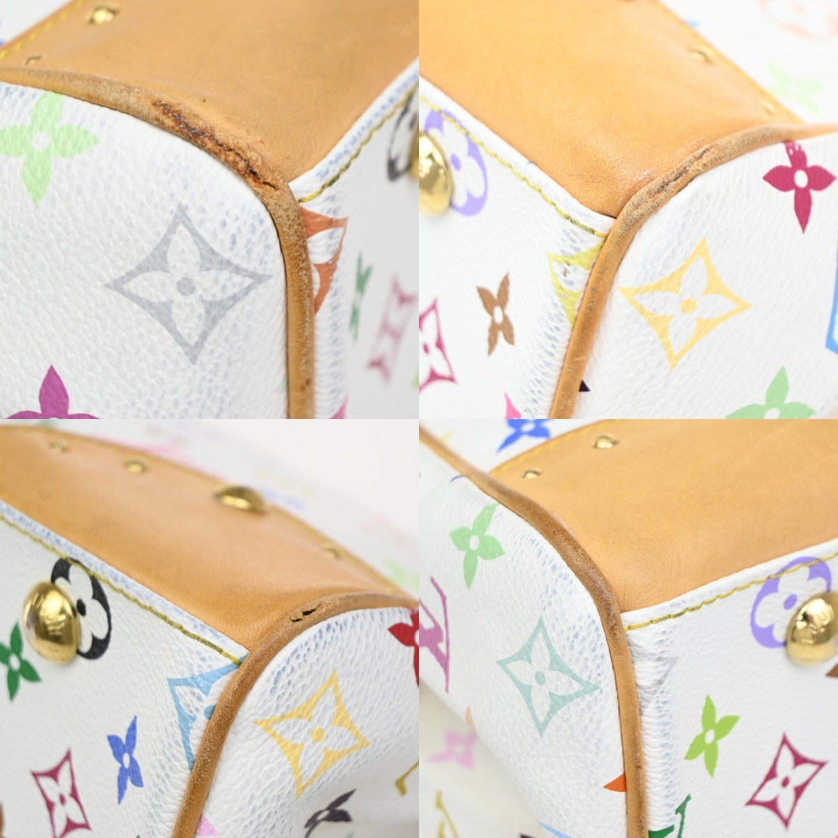 LOUIS VUITTON  Beverly GM Hand Bag Monogram Multi White GHW M40201 24CA612