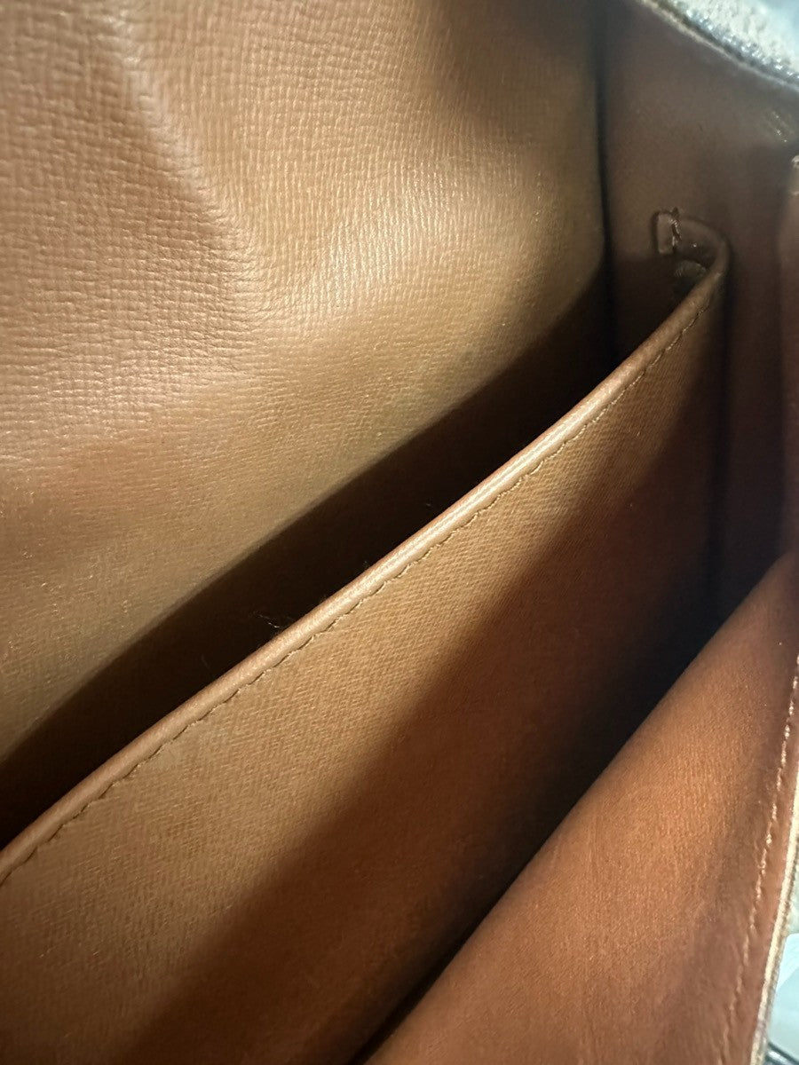 LOUIS VUITTON Cartouchiere GM Shoulder Bag Monogram Leather Brown M51252 32CA686
