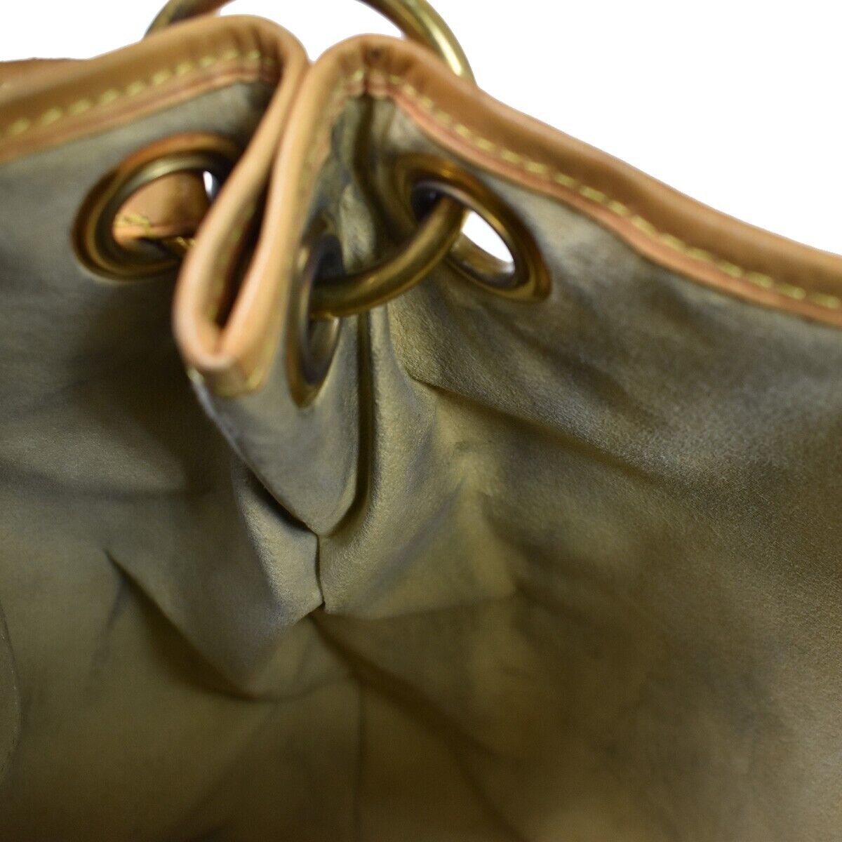 LOUIS VUITTON Galliera PM Shoulder Bag Monogram Leather Brown GD M56382 20YB929