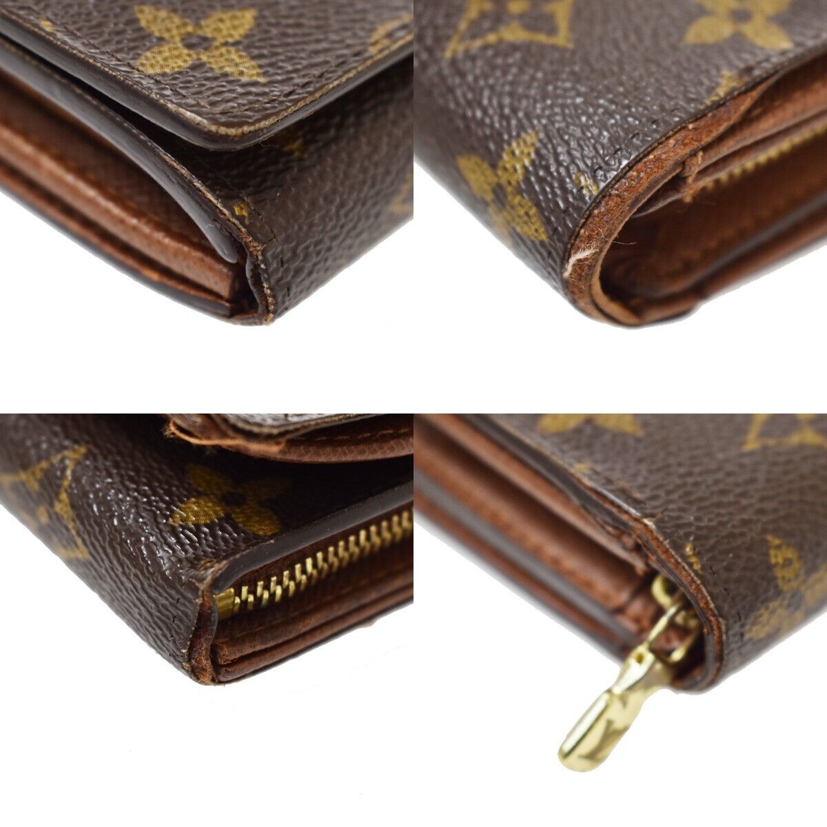 LOUIS VUITTON Porte Monnaie Billets Tresor Bifold Wallet Monogram M61730 04YB791