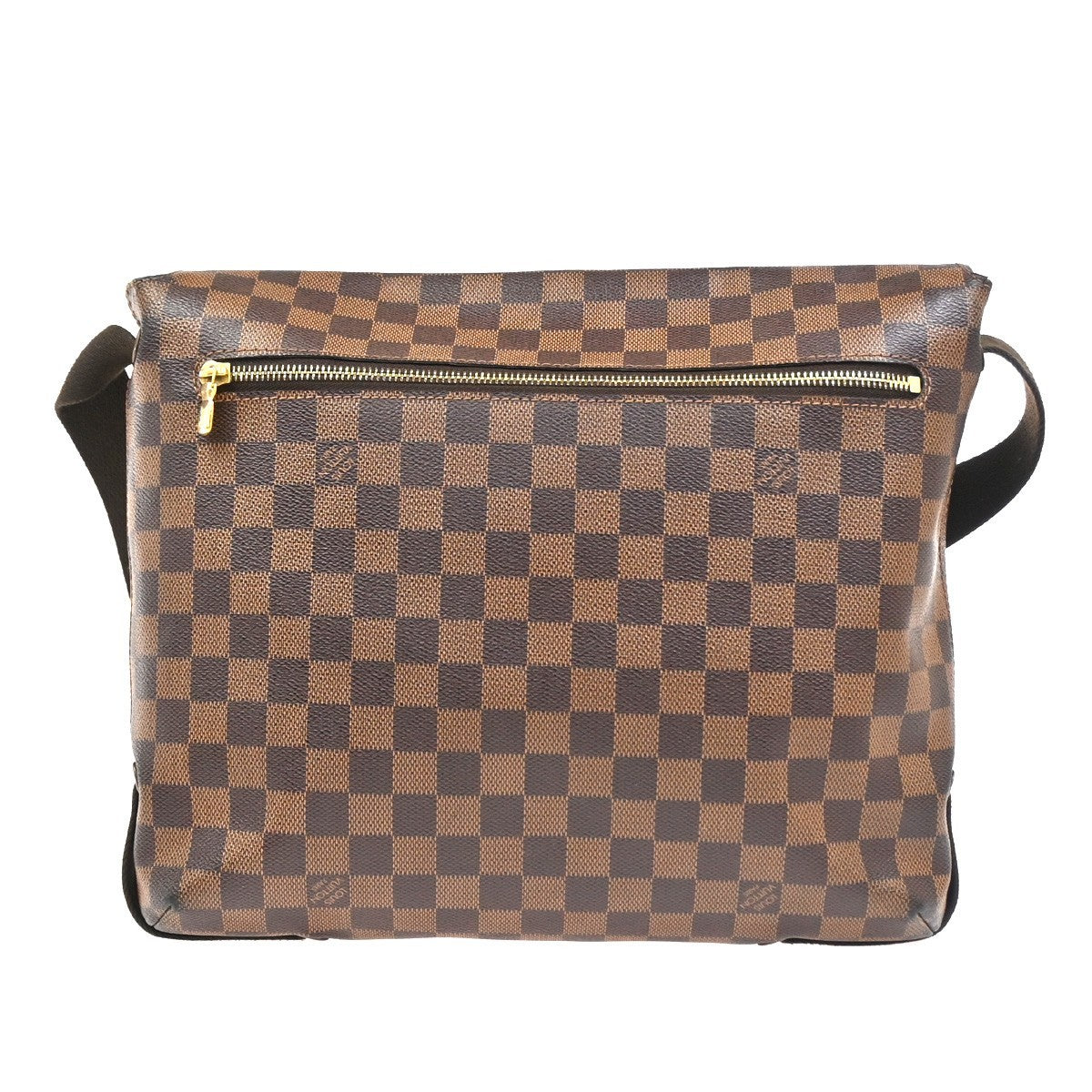 LOUIS VUITTON Brooklyn MM Shoulder Bag Damier Ebene Leather Brown N51211 93CA823
