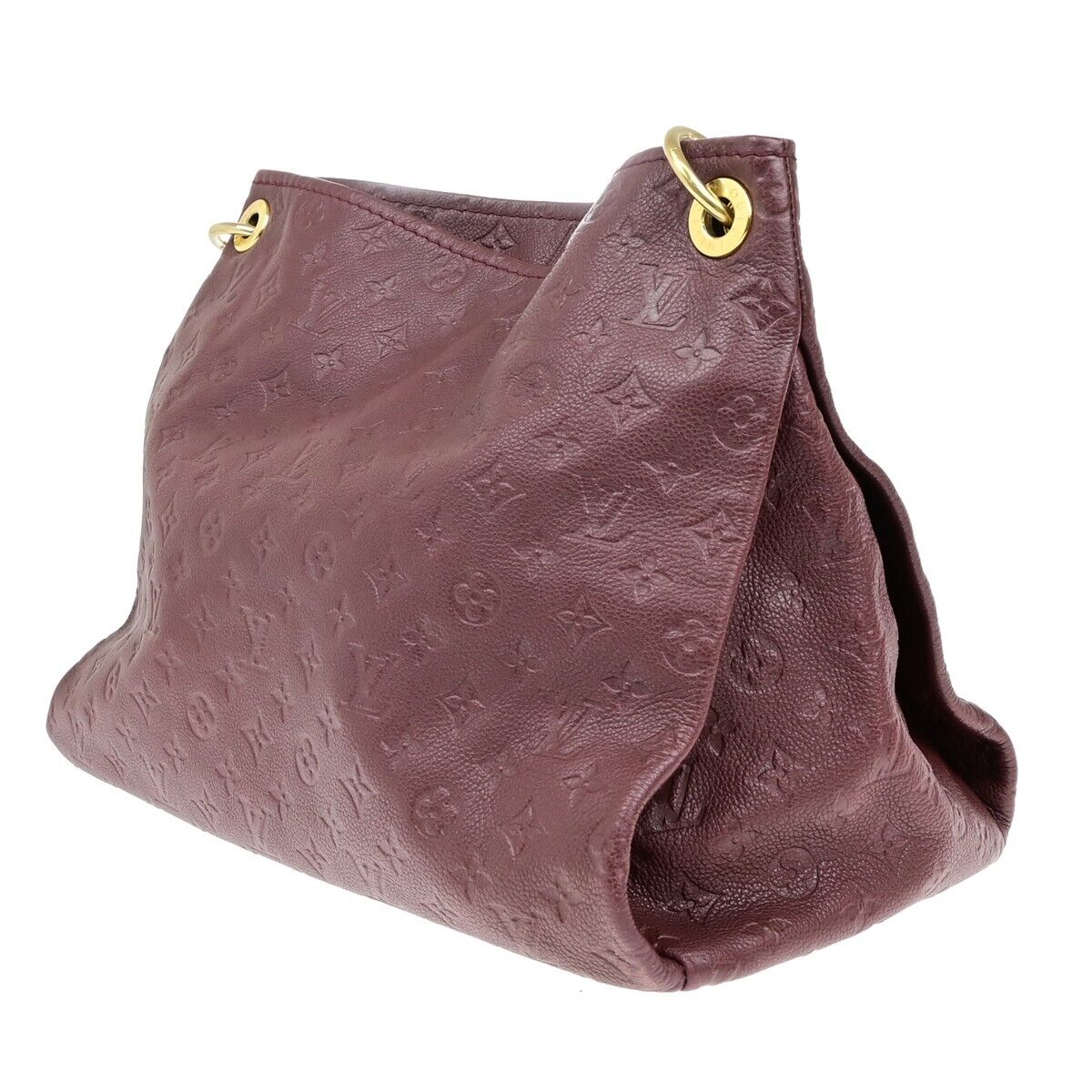 LOUIS VUITTON Artsy MM Shoulder Bag Monogram Empreinte Red M93451 614EE043