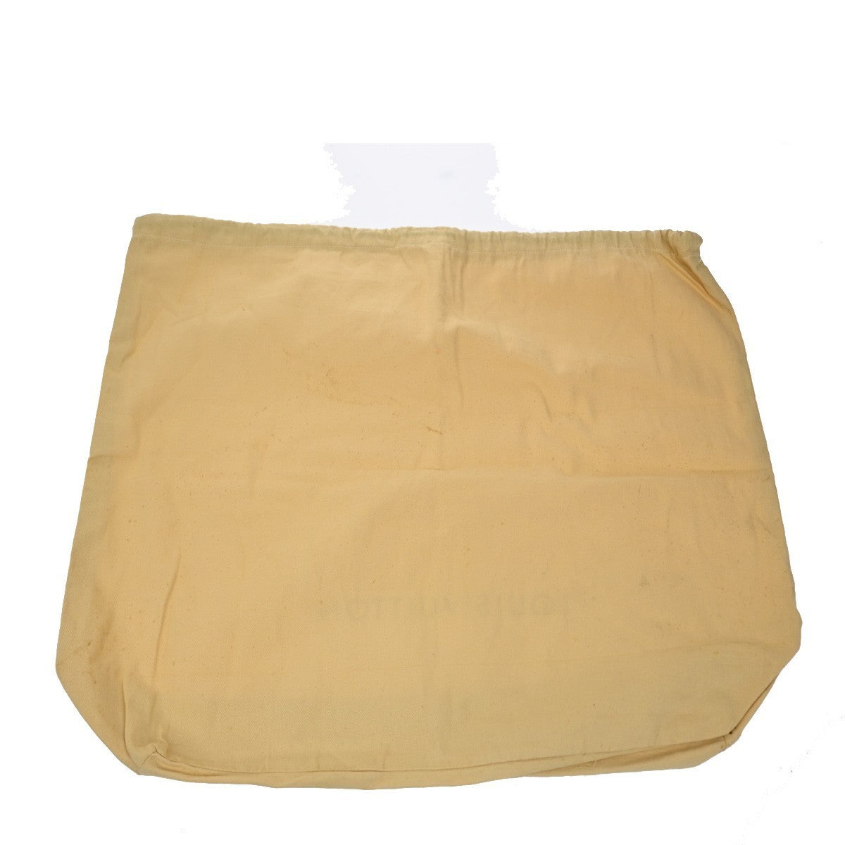 LOUIS VUITTON Logo 10 Set Dust Bag Drawstring Canvas Cotton Beige Brown 09KP114