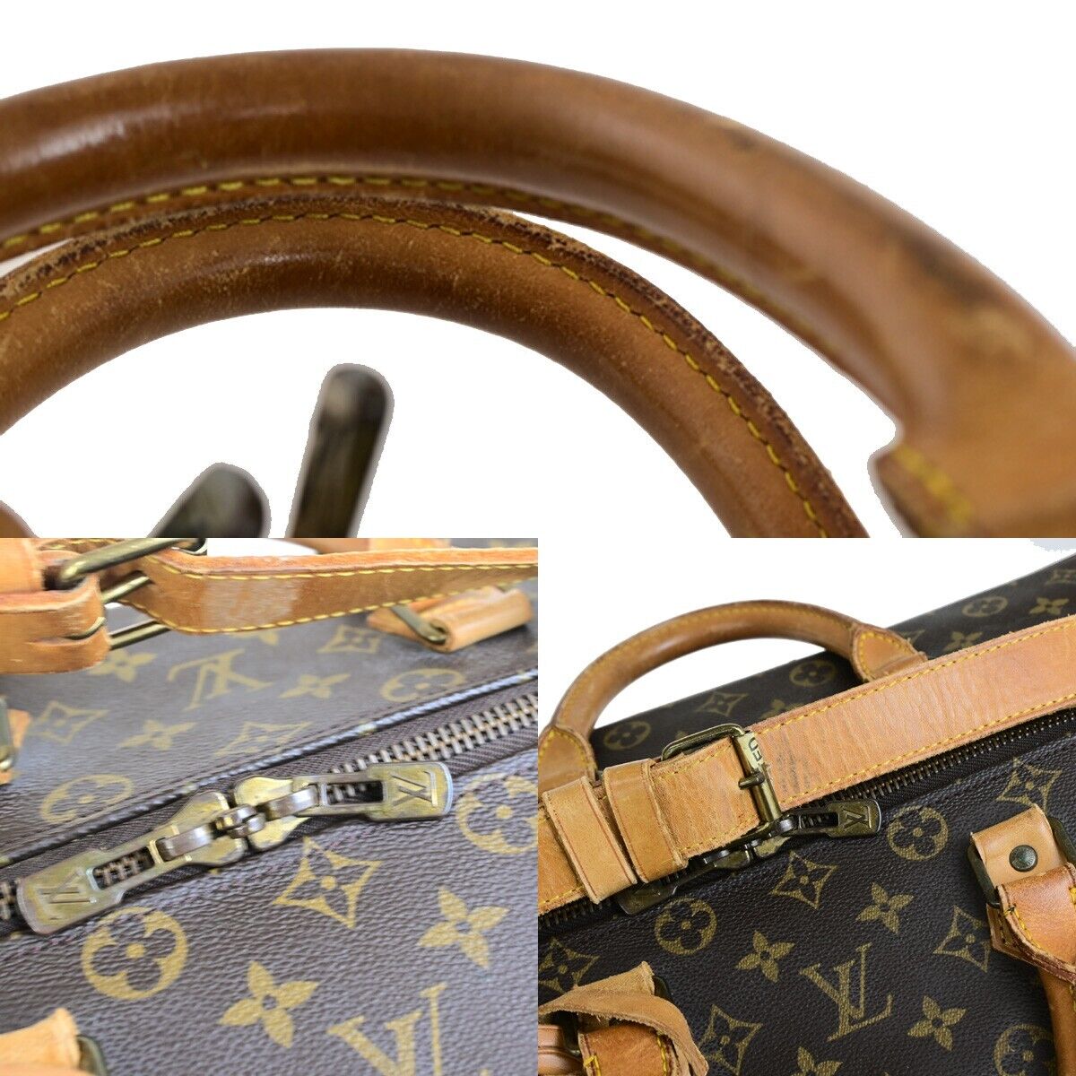 LOUIS VUITTON Cruiser 50 Travel Hand Bag  Monogram Leather Brown M41137 70EC890
