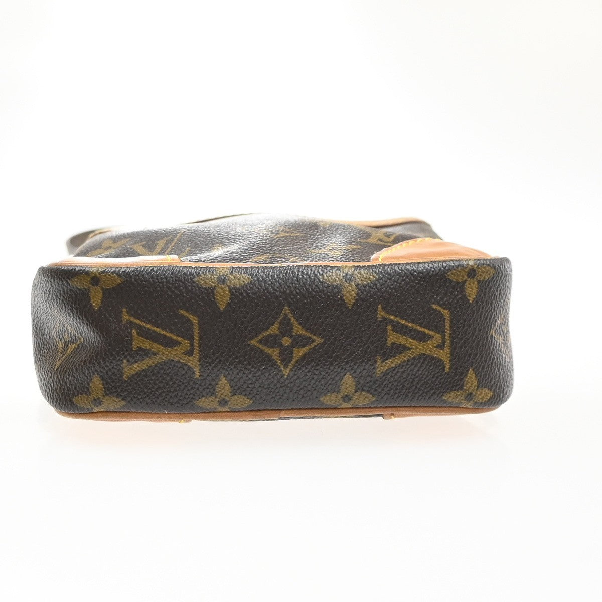 LOUIS VUITTON Danube Shoulder Bag Monogram Leather Brown France M45266 82MA554
