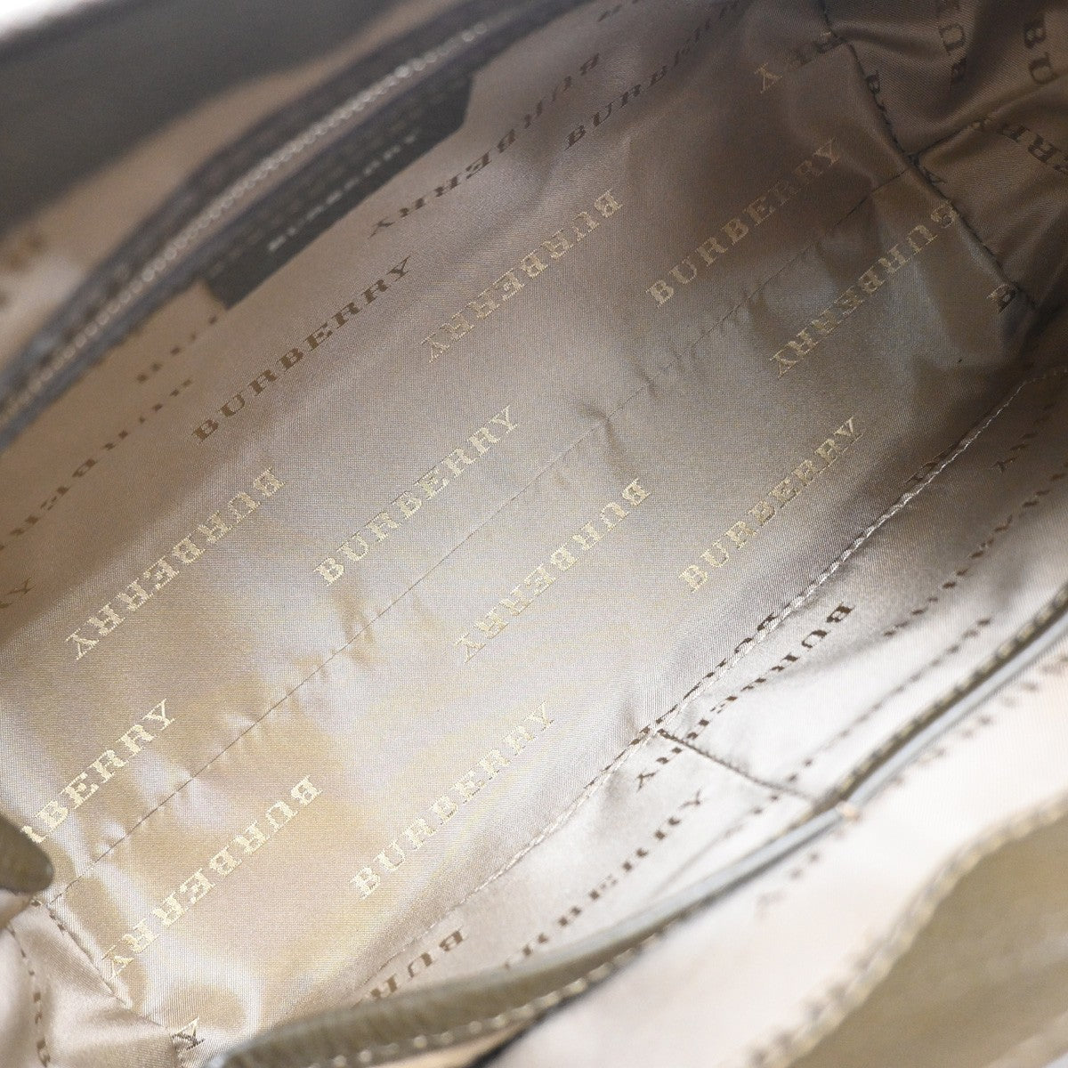 BURBERRY Logo Nova Check Shoulder Hand Bag Canvas Leather KI BE SHW 34RQ034