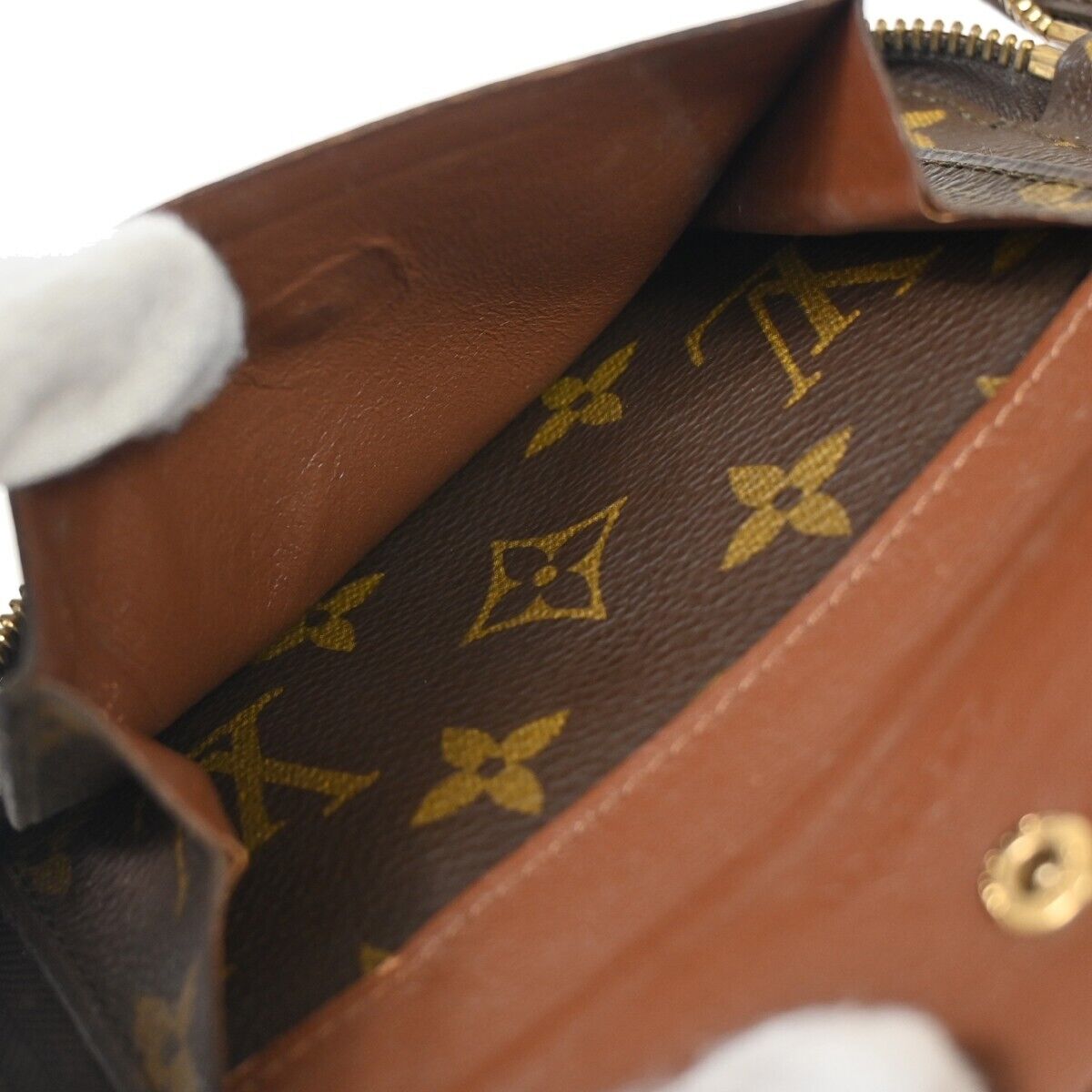 LOUIS VUITTON Poche Escapade Bifold Wallet Monogram Leather BN M60113 70GA364